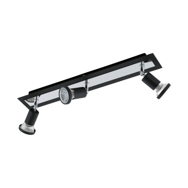 Plafoniera EGLO SARRIA 94965 - GU10 3X5W - Otel - Negru - Crom