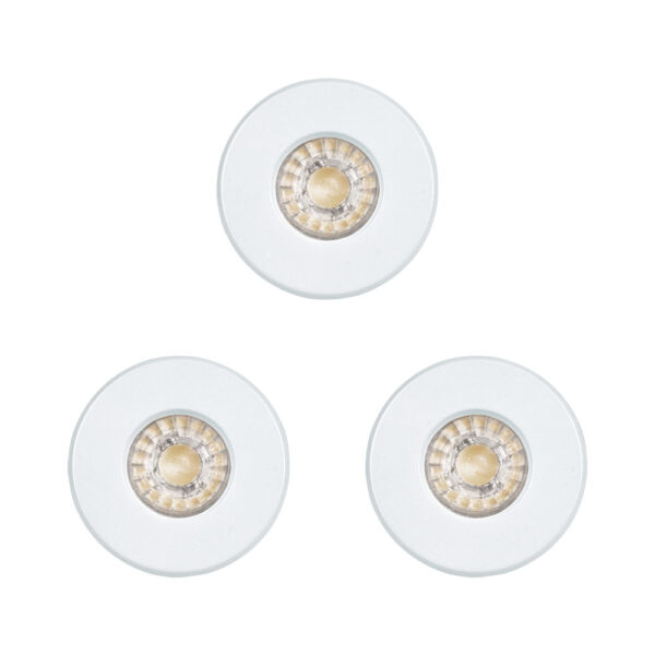 Iluminat Oglinda Set 3Xeinbauspot D85 Weiss Starr'Igoa' Eglo 94977