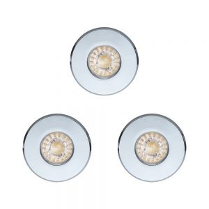 Iluminat Oglinda Set 3Xeinbauspot D85 Chrom Starr'Igoa' Eglo 94978