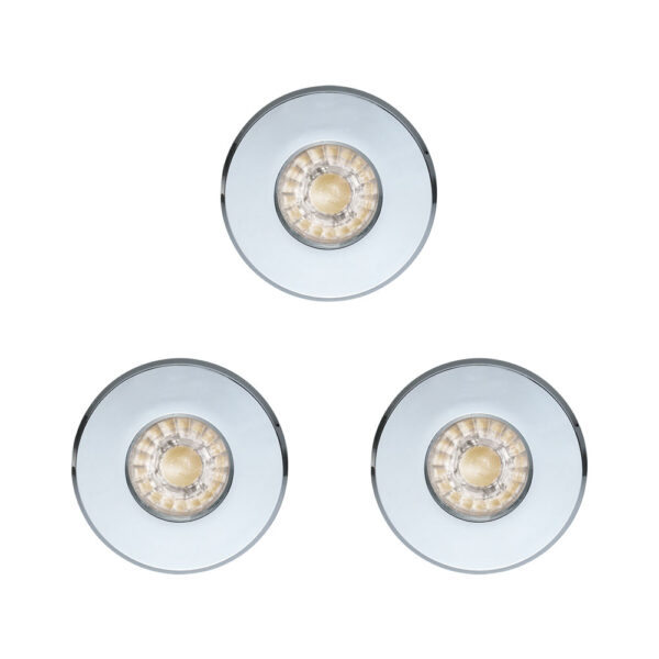 Iluminat Oglinda Set 3Xeinbauspot D85 Chrom Starr'Igoa' Eglo 94978