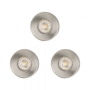 Iluminat Oglinda Set 3Xeinbauspot D85 Nickel-M-Starr'Igoa Eglo 94979