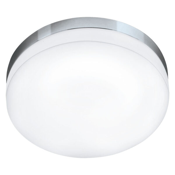 Plafoniera baie EGLO LED LORA 95001 - LED 16W 1500lm 3000K IP54 D320mm - Sticla opal mat - Crom