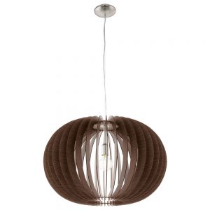 Corpuri de iluminat interior Hl-1 E27 D700 D-Braun-Nickel-M-'Stelato Eglo 95026