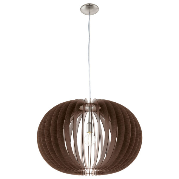 Corpuri de iluminat interior Hl-1 E27 D700 D-Braun-Nickel-M-'Stelato Eglo 95026