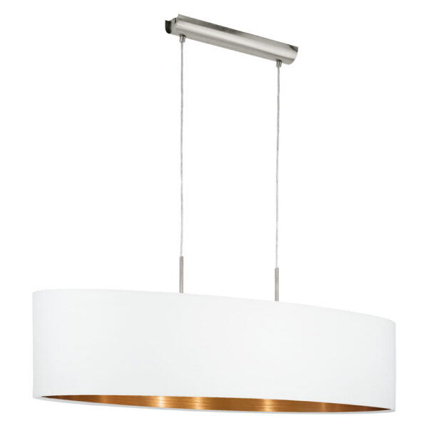 Corpuri de iluminat Pendul 2Xe27  60W  L1000Mm  Alb-Cupru 'P Eglo 95047