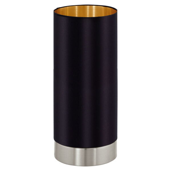 Corpuri de iluminat Veioza 1X60W  E27  Negru-Auriu 'Maserlo' Eglo 95117