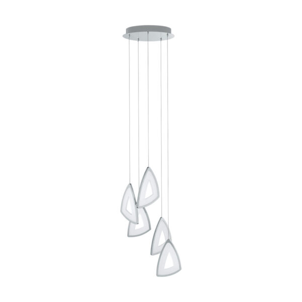 Lustra EGLO AMONDE 95219 - LED 5X6W 3650lm 3000K D320mm - Aluminiu turnat - Satinat