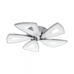 Plafoniera EGLO AMONDE 95221 - LED 5X6W 3650lm 3000K D560mm - Aluminiu turnat - Satinat
