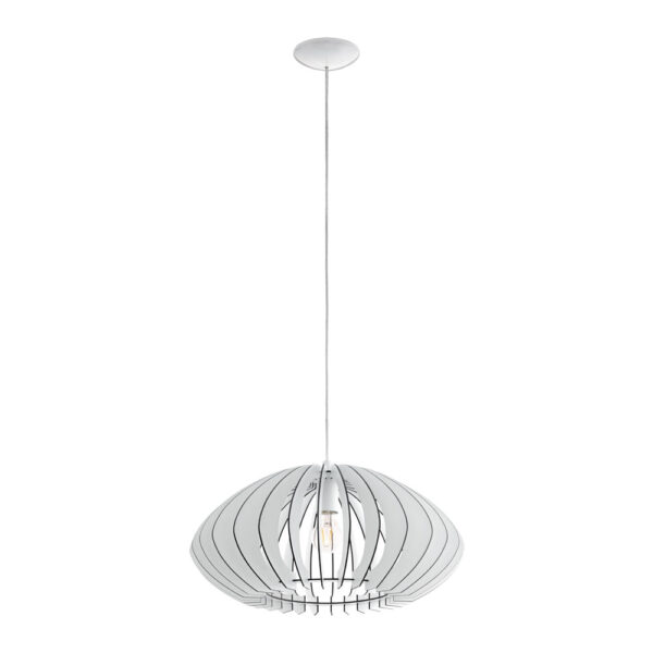 Pendul EGLO COSSANO 2 95254 - E27 1X60W D500mm - Alb