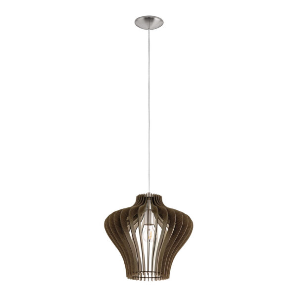 Pendul EGLO COSSANO 2 95259 - E27 1X60W D380mm - Maro