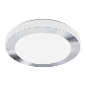 Plafoniera baie EGLO LED CARPI 95283 - LED 16W 1500lm 3000K IP44 D385mm - Otel - Alb