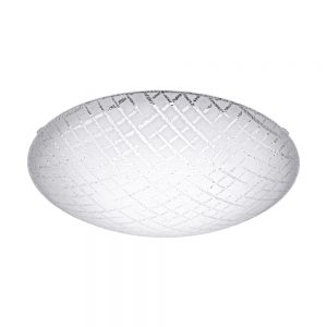 Plafoniera EGLO RICONTO 1 95288 - LED 11W 950lm 3000K D315mm - Sticla - Alb