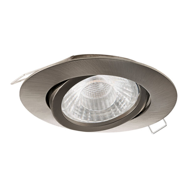Spoturi iluminat Einbauspot Gu10 5W 3000K Nickel-M-Step Eglo 95356