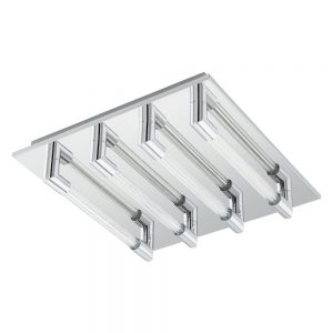 Aplice iluminat Led-Dl-4 320X320 Chrom-Klar 'Velarde' Eglo 95397