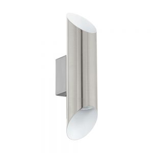 Aplica EGLO VIEGAS 95422 - GU10 2X3.3W - Otel - Alb - Nichel Mat