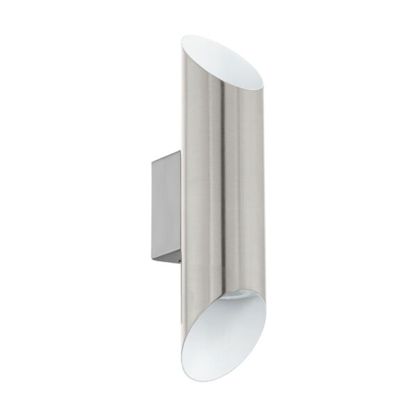 Aplica EGLO VIEGAS 95422 - GU10 2X3.3W - Otel - Alb - Nichel Mat