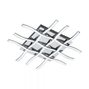 Plafoniera EGLO LASANA 1 95569 - LED 36W 3780lm 3000K - Otel - Alb