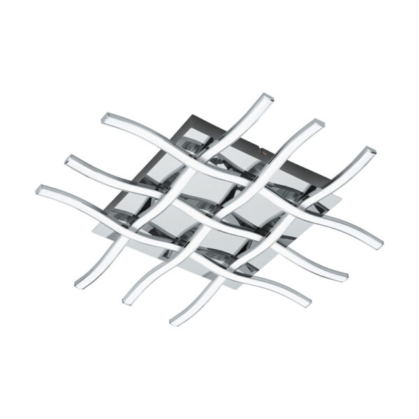 Plafoniera EGLO LASANA 1 95569 - LED 36W 3780lm 3000K - Otel - Alb