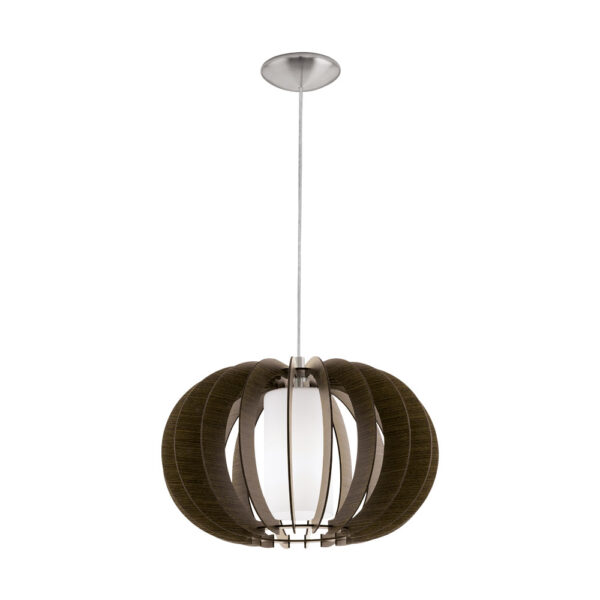 Pendul EGLO STELLATO 3 95592 - E27 1X60W D500mm - Alb - Maro