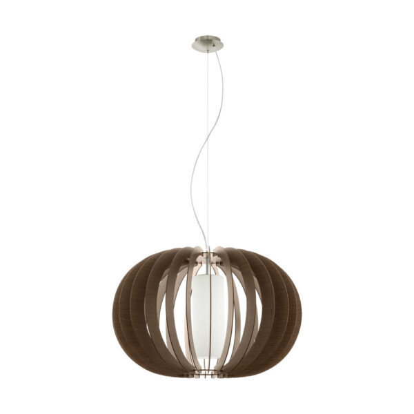 Pendul EGLO STELLATO 3 95593 - E27 1X60W D700mm - Alb - Maro