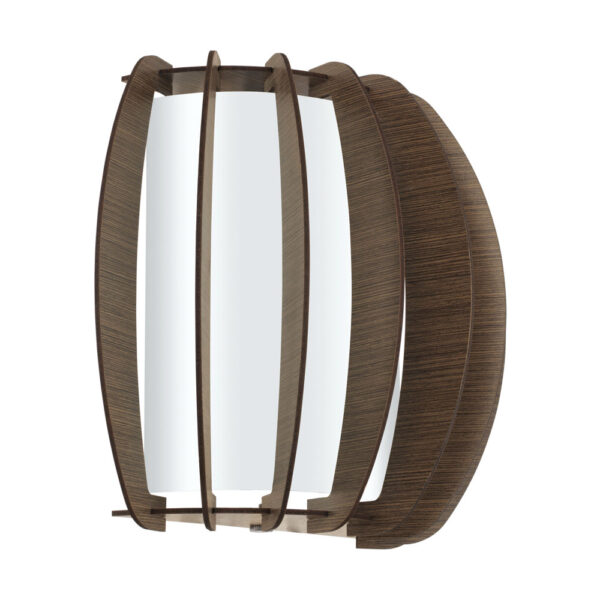 Aplica EGLO STELLATO 3 95594 - E27 1X60W - Sticla - Lemn - Alb