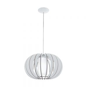 Pendul EGLO STELLATO 2 95606 - E27 1X60W D400mm - Alb