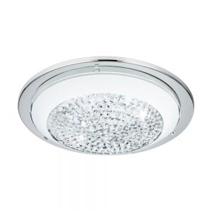 Plafoniera EGLO ACOLLA 95639 - LED 11W 950lm 3000K D290mm - Cristal - Alb - Transparent