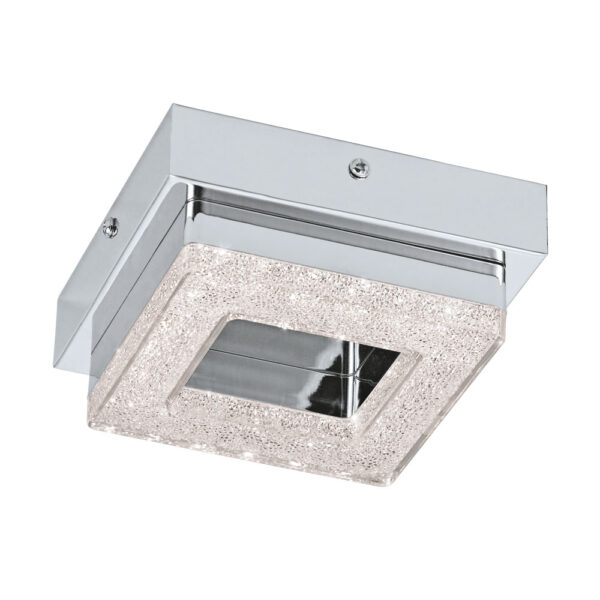 Aplica EGLO FRADELO 95655 - LED 1X4W 400lm 3000K - Cristal - Crom - Transparent
