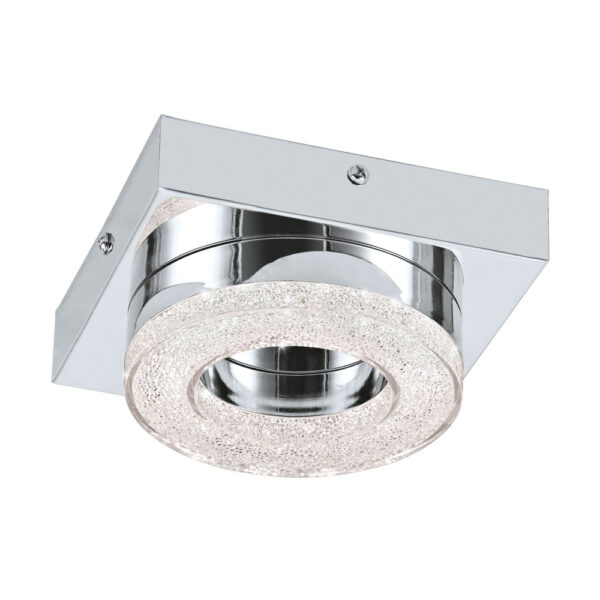 Plafoniera EGLO FRADELO 95662 - LED 1X4W 400lm 3000K - Cristal - Transparent - Crom