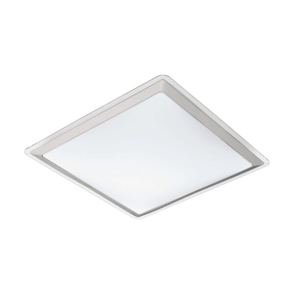 Plafoniera EGLO COMPETA 1 95681 - LED 24W 2600lm 3000K - Otel - Argintiu - Alb - Transparent