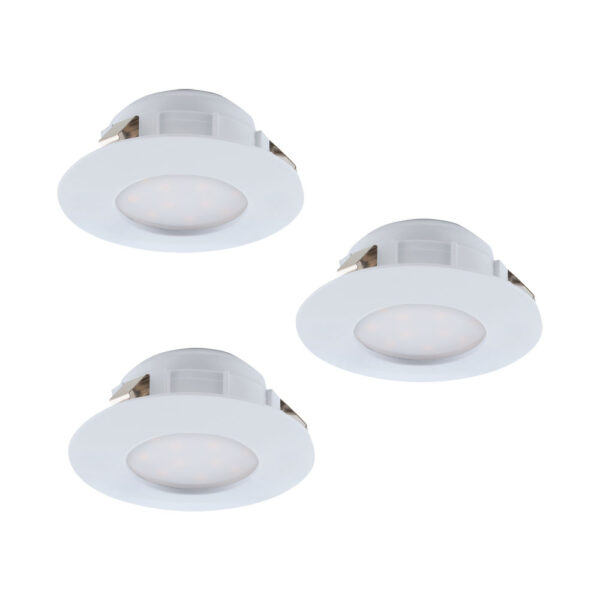 Spoturi iluminat Set 3Xled-Einbauspot D78 Weiss Starr Eglo 95807