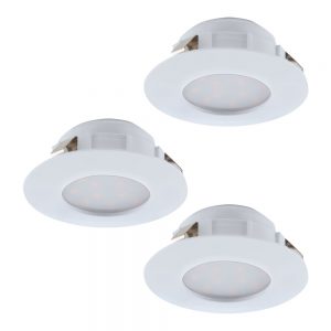 Spoturi iluminat Set 3Xled-Einbauspot D78 Weiss Starr Eglo 95814