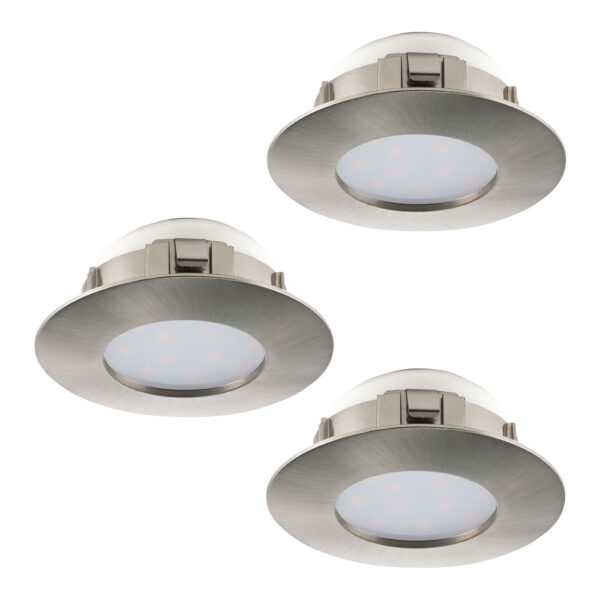 Spoturi iluminat Set 3Xled-Einbauspot D78 Nickel-M-Starr Eglo 95816