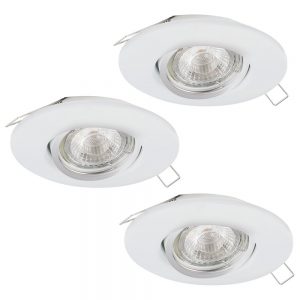 Spoturi iluminat Set 3Xeinbauspot-1 D108 Ws 'Peneto 1' Eglo 95895