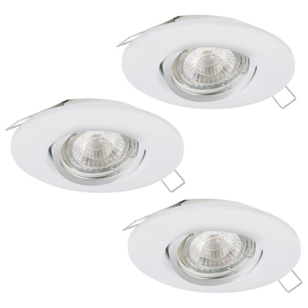 Spoturi iluminat Set 3Xeinbauspot-1 D108 Ws 'Peneto 1' Eglo 95895