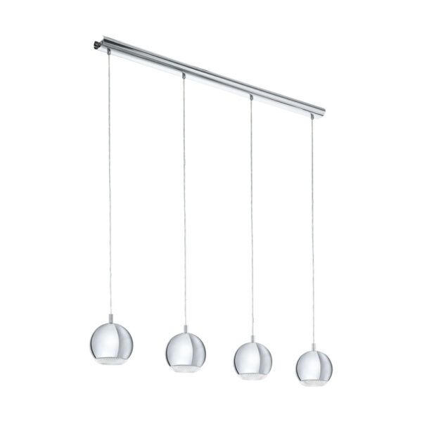 Lustra EGLO CONESSA 95912 - GU10 4X3.3W - Otel - Transparent