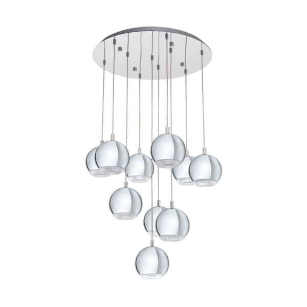 Lustra EGLO CONESSA 95914 - GU10 10X3.3W D580mm - Otel - Transparent