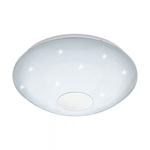 Plafoniera EGLO VOLTAGO 2 95971 - LED 14W 1500lm 2700-6500K D295mm - Efect de cristal - Alb
