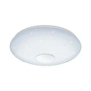 Plafoniera EGLO VOLTAGO 2 95972 - LED 20W 2500lm 2700-6500K D380mm - Efect de cristal - Alb