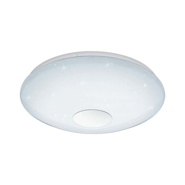 Plafoniera EGLO VOLTAGO 2 95972 - LED 20W 2500lm 2700-6500K D380mm - Efect de cristal - Alb