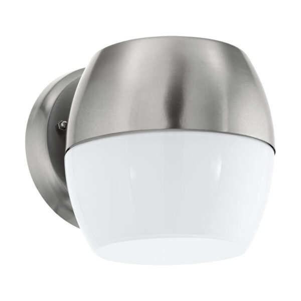 Aplica exterior EGLO ONCALA 95982 - LED 11W 950lm 3000K IP44 - Sticla satinata - Inox