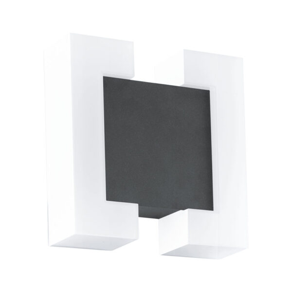 Aplica exterior EGLO SITIA 95988 - LED 2X4.8W 1100lm 3000K IP44 - Otel zincat - Alb