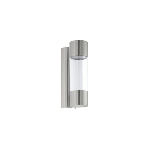 Aplica exterior EGLO ROBLEDO 96013 - LED 2X3.7W 640lm 3000K IP44 - Inox - Transparent