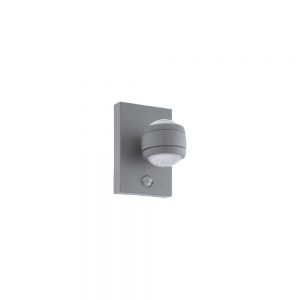 Aplica exterior EGLO SESIMBA 1 96019 - LED 2X3.7W 560lm 3000K IP44 - Otel zincat - Transparent