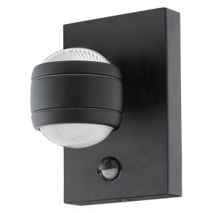 Aplica exterior EGLO SESIMBA 1 96021 - LED 2X3.7W 560lm 3000K IP44 - Otel zincat - Transparent