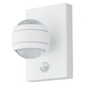 Aplica exterior EGLO SESIMBA 1 96022 - LED 2X3.7W 560lm 3000K IP44 - Otel zincat - Transparent