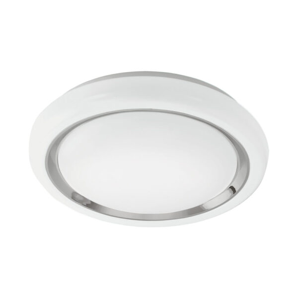 Plafoniera EGLO CAPASSO 96023 - LED 23W 2500lm 3000K D340mm - Otel - Crom - Alb