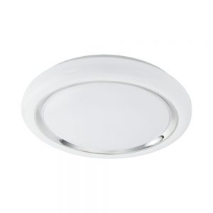 Plafoniera EGLO CAPASSO 96024 - LED 24W 2600lm 3000K D400mm - Otel - Alb - Crom