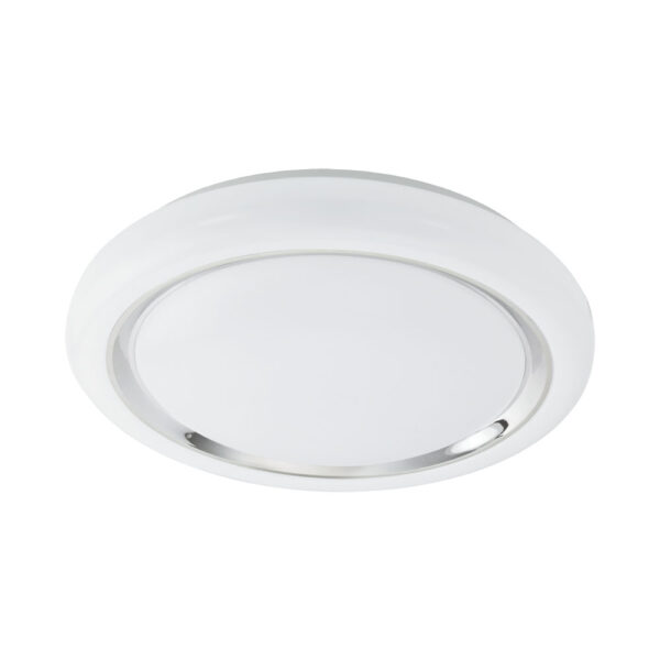 Plafoniera EGLO CAPASSO 96024 - LED 24W 2600lm 3000K D400mm - Otel - Alb - Crom