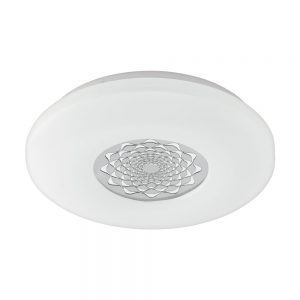 Plafoniera EGLO CAPASSO 1 96025 - LED 23W 2500lm 3000K D340mm - Otel - Alb - Crom